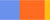 Sky Blue + Orange + Golden Yellow