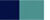 Navy Blue + C.Green + White