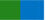 Parrot Green + Turkish Blue + White