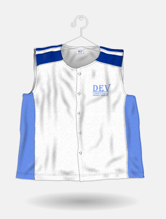 White + Sky Blue + Royal Blue