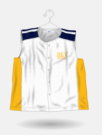 White + Golden Yellow + Navy Blue