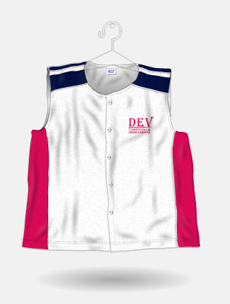 White + Dark Pink + Navy Blue
