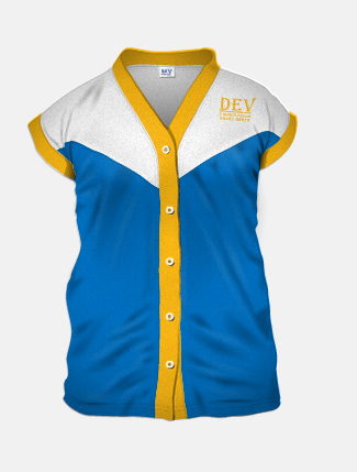 Turkish Blue + White + Golden Yellow