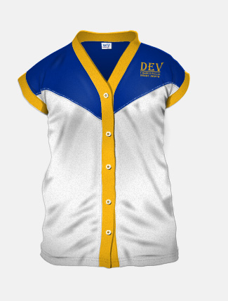 White + Royal Blue + Golden Yellow