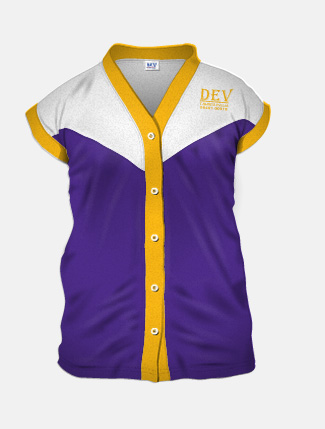 Violet + White + Golden Yellow