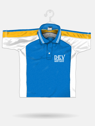 Turkish Blue + White + Golden Yellow