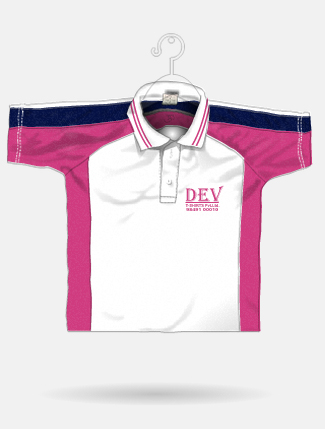 White + Magenta + Navy Blue